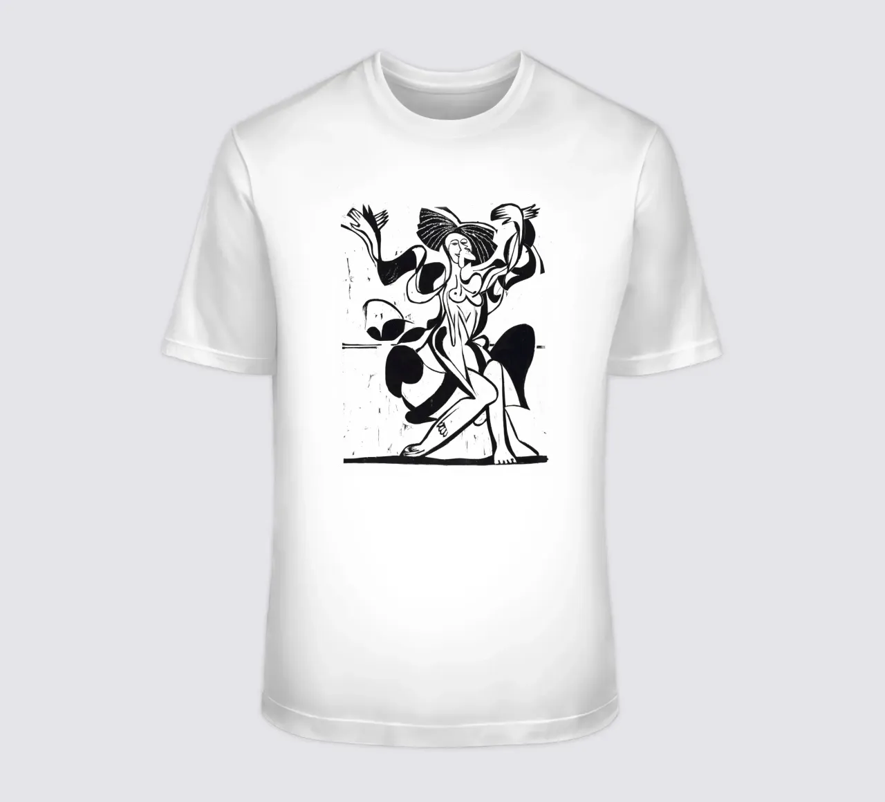 Ernst Ludwig Kirchner - Dancing Mary Wigman t-shirt da Old Masters