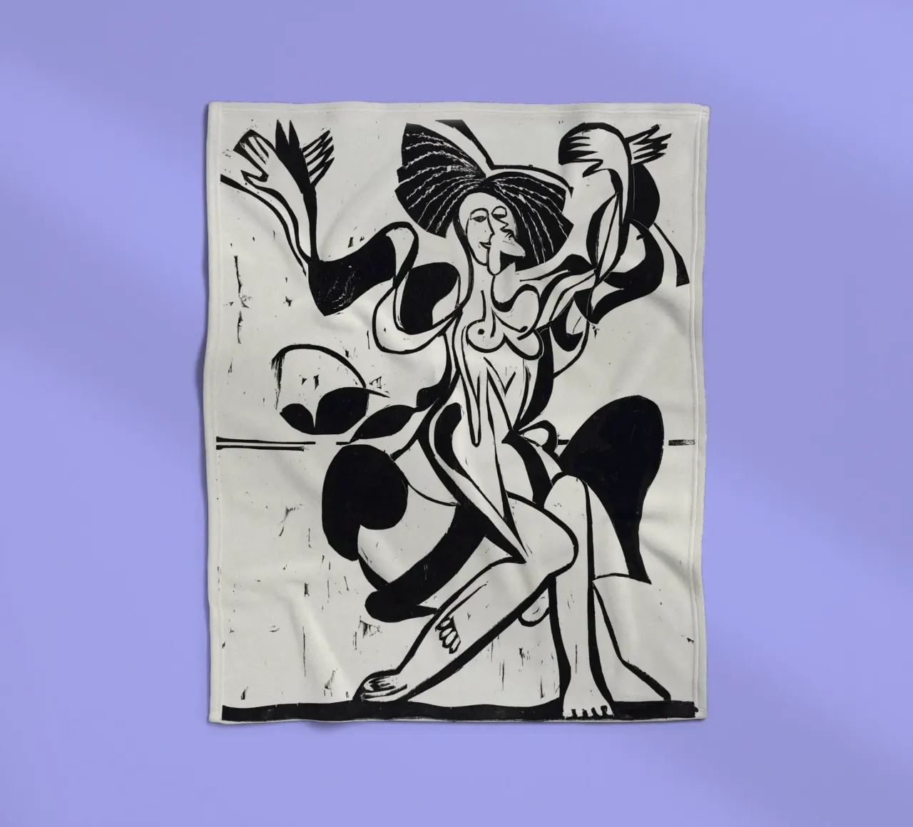 Ernst Ludwig Kirchner - Dancing Mary Wigman coperta in pile da Old Masters
