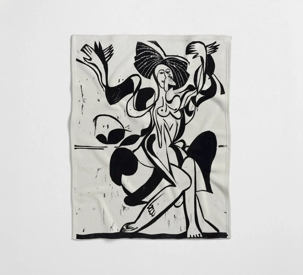 Ernst Ludwig Kirchner - Dancing Mary Wigman coperta in pile da Old Masters