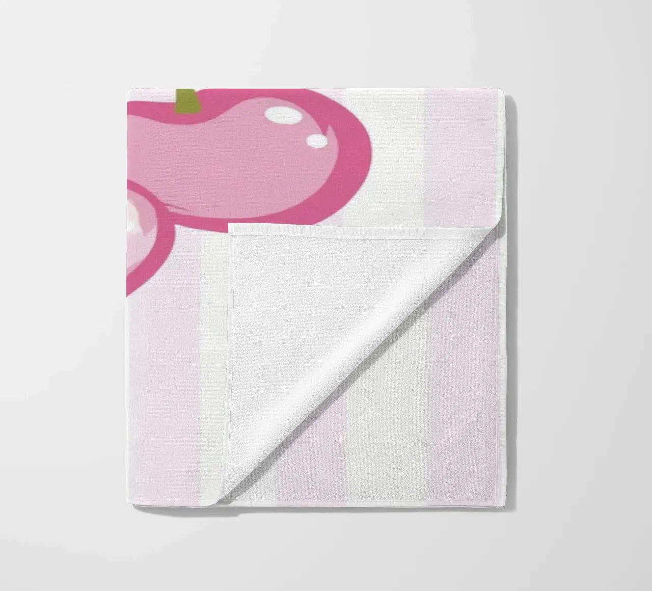 Minimalistisch kersengebak strandhanddoek van Modern Muse