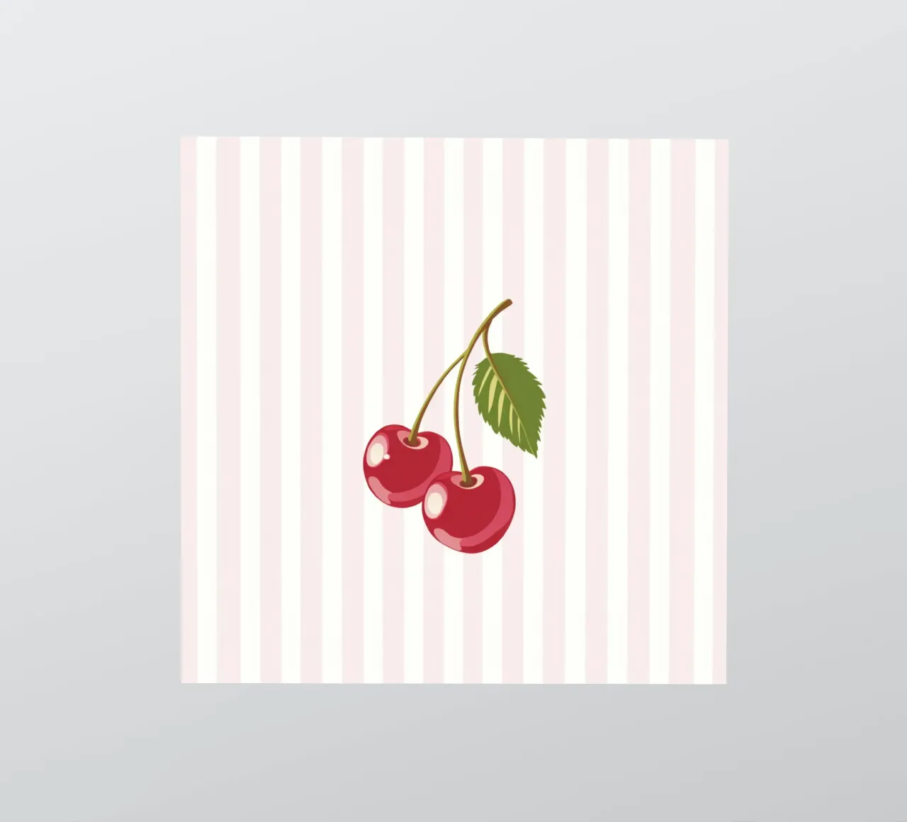 Minimalist Cherry Delight sticker by Modern Muse