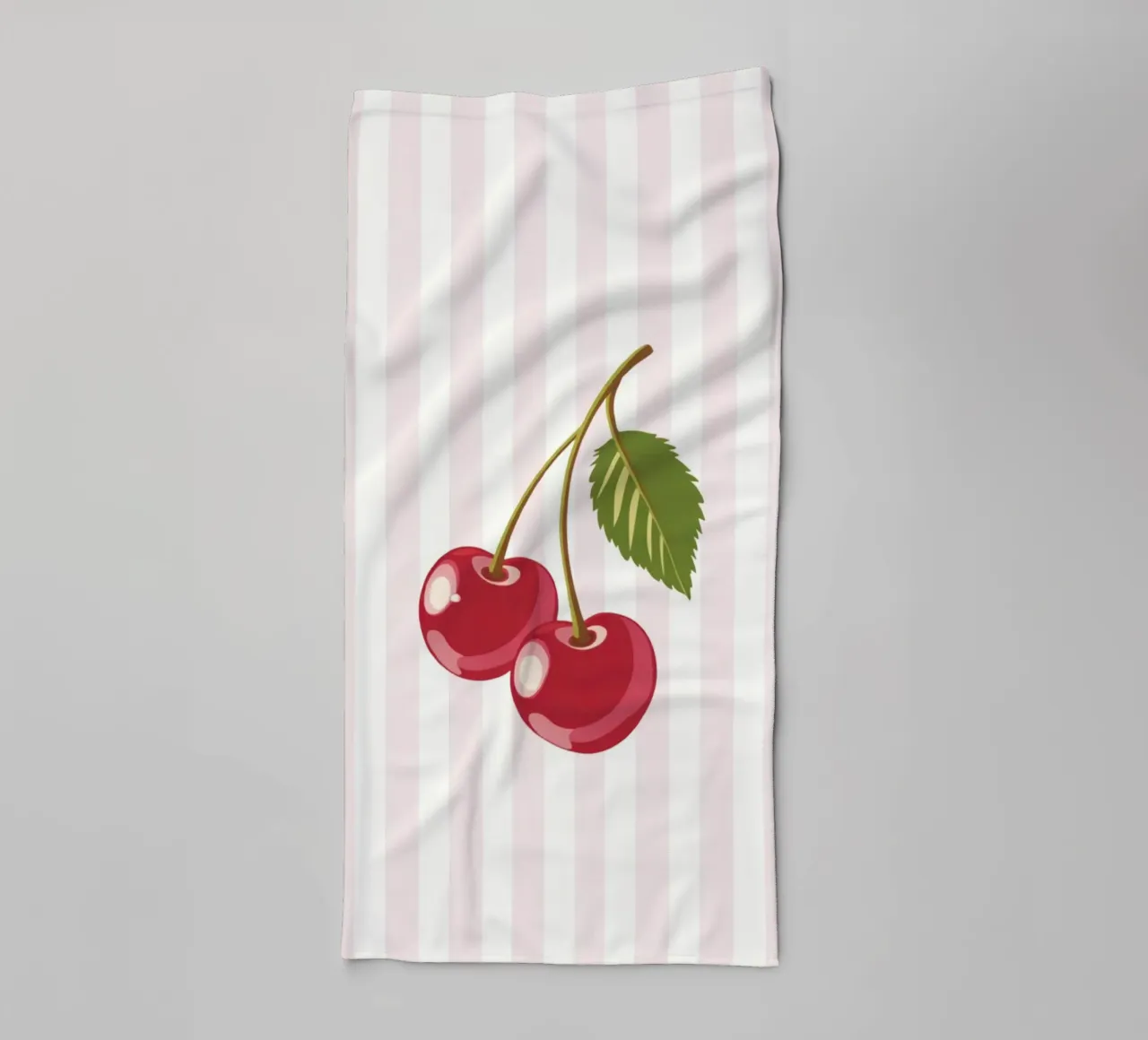 Minimalist Cherry Delight towel by Modern Muse