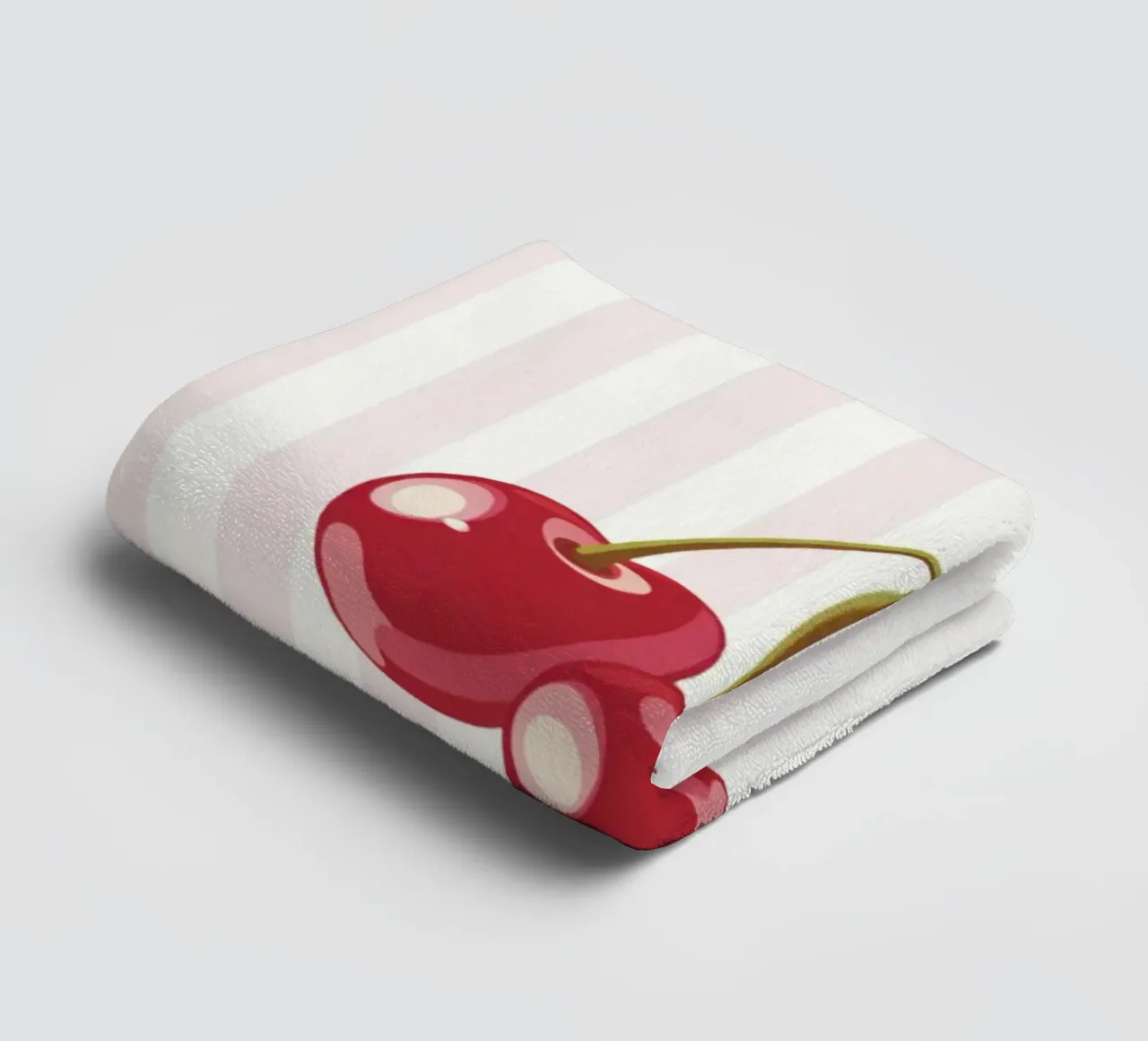 Minimalist Cherry Delight towel by Modern Muse