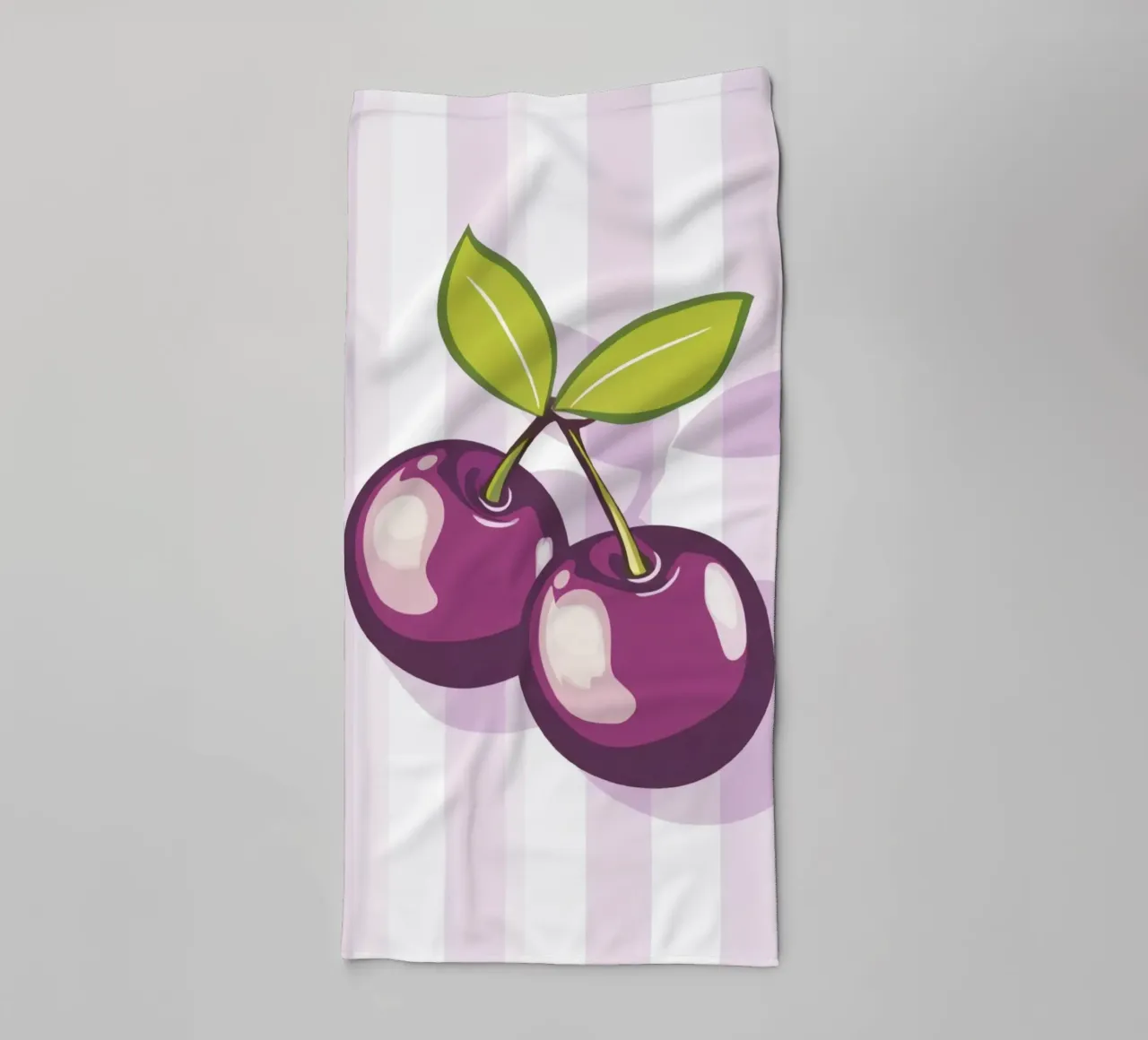 Minimalist Plum Delight towel by Modern Muse