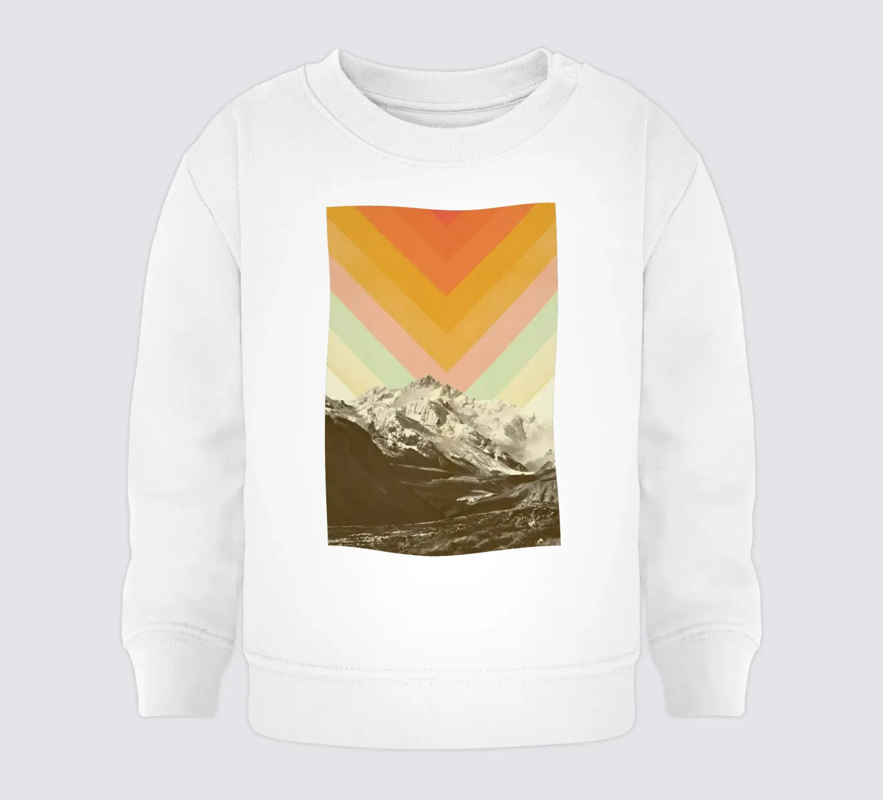 Mountainscape 2 felpa neonato da Florent Bodart