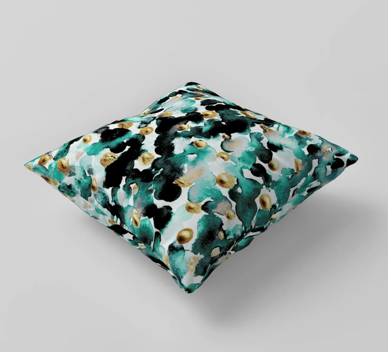 Watercolor 04 decorative cushion by Elisabeth Fredriksson