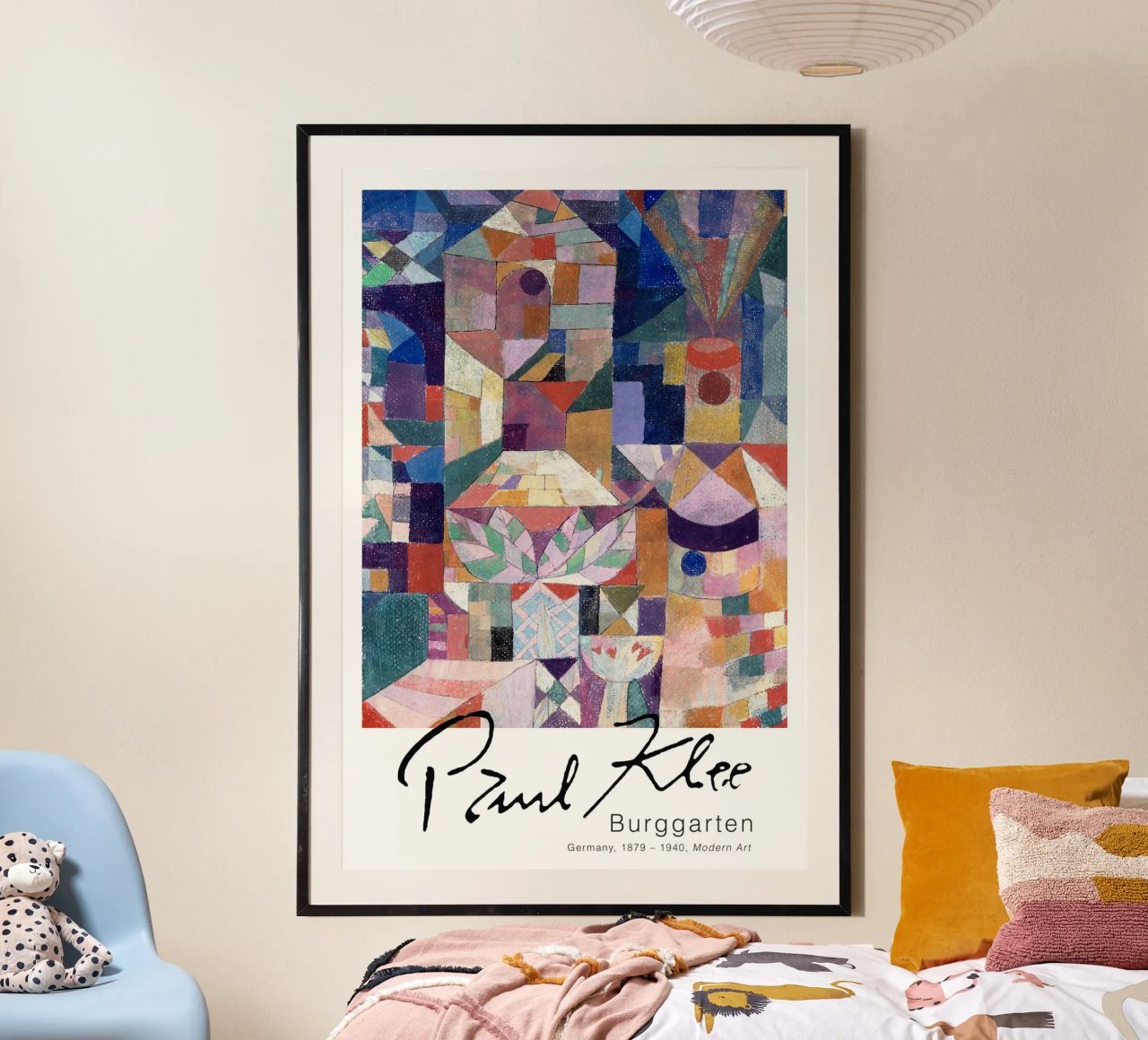Paul Klee - Burggarten poster by Old Masters