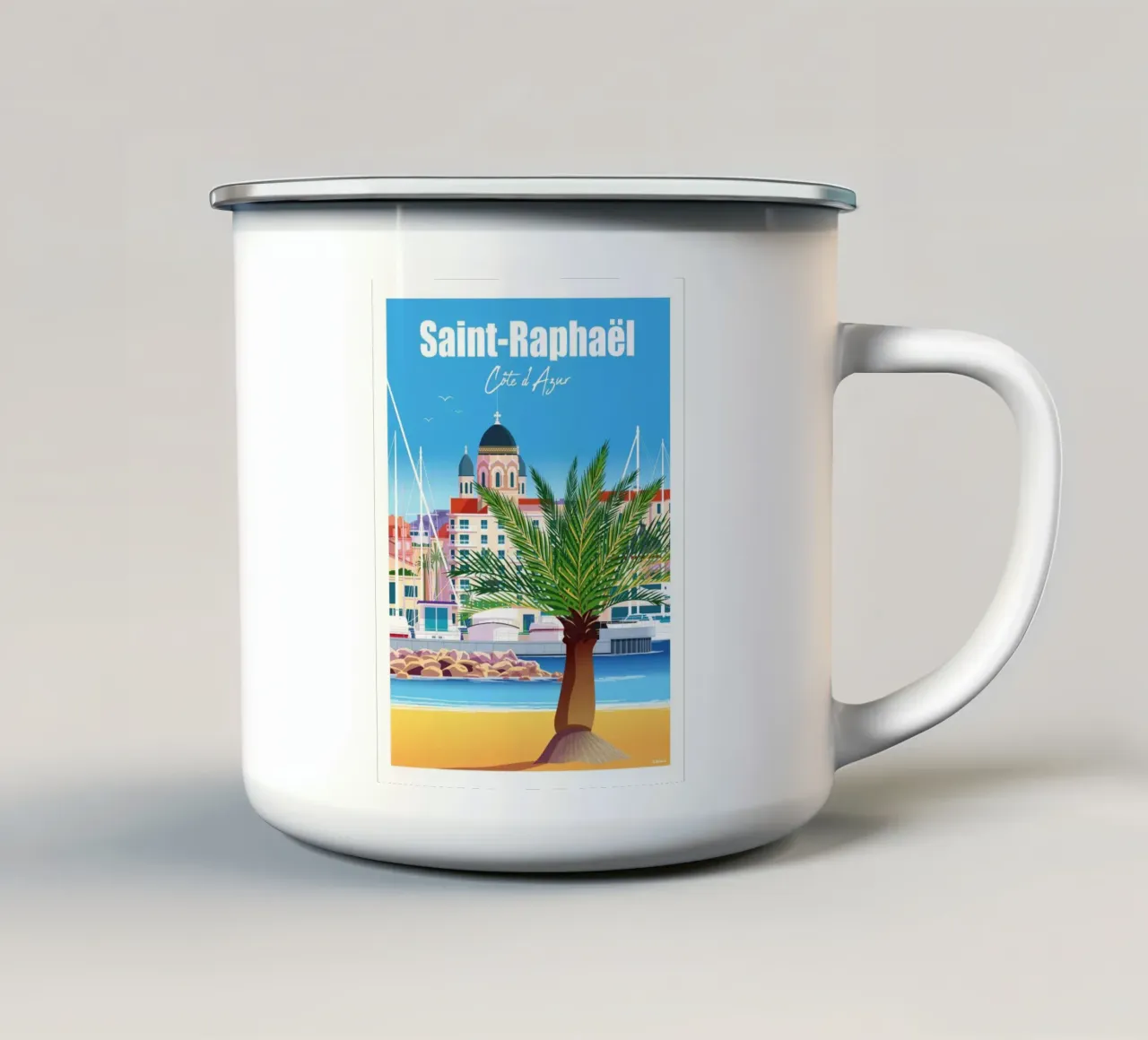 San Raffaele tazza in smalto da Raphaël Delerue