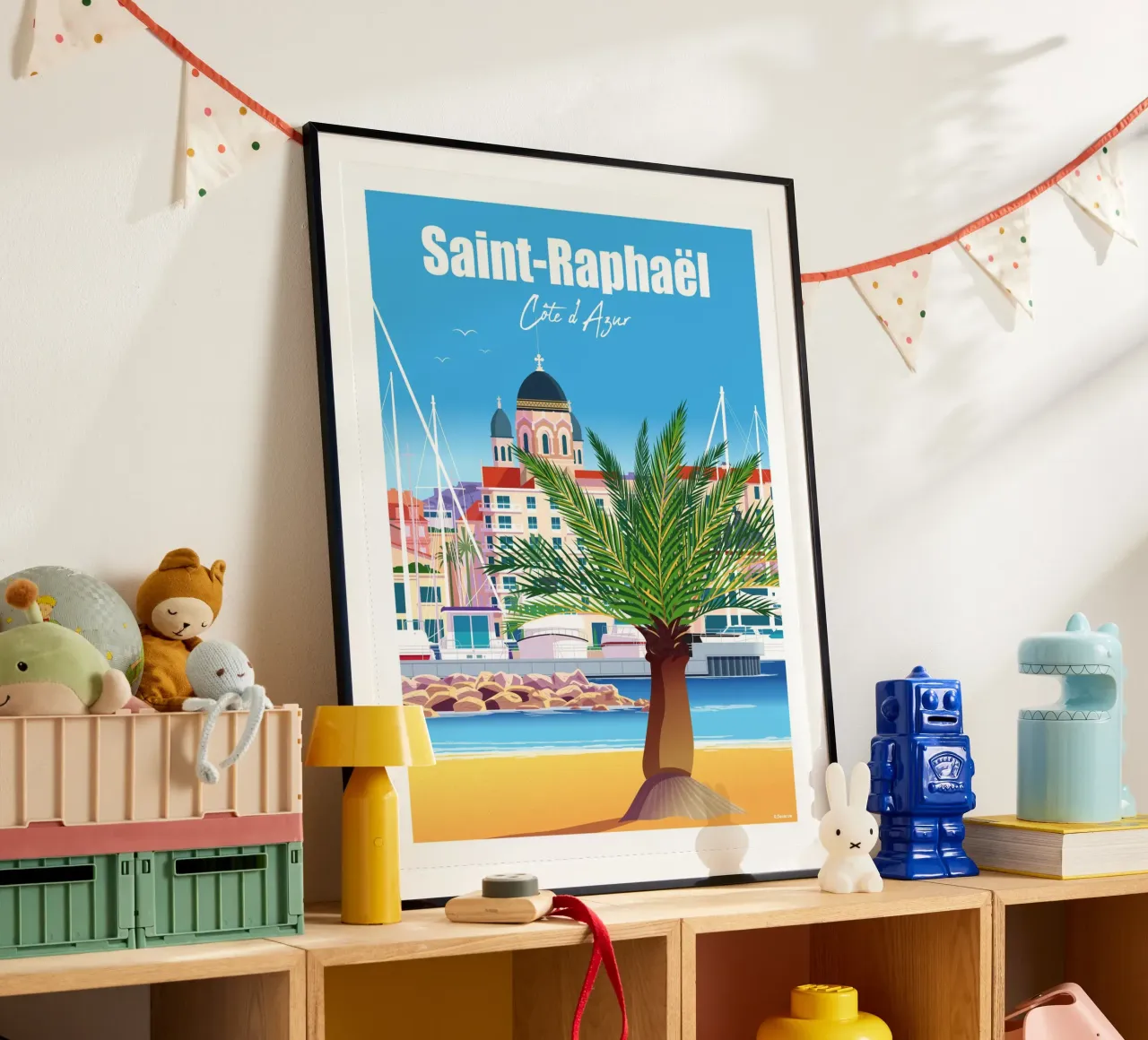 San Raffaele poster con telaio in alluminio da Raphaël Delerue