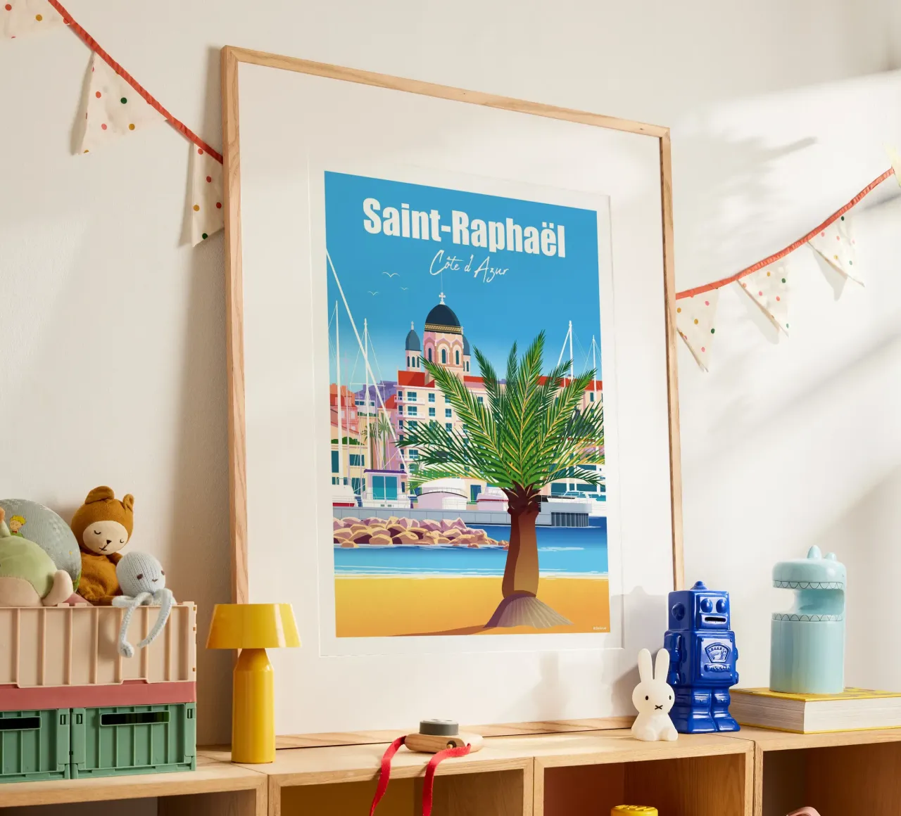 San Raffaele poster con telaio in alluminio da Raphaël Delerue