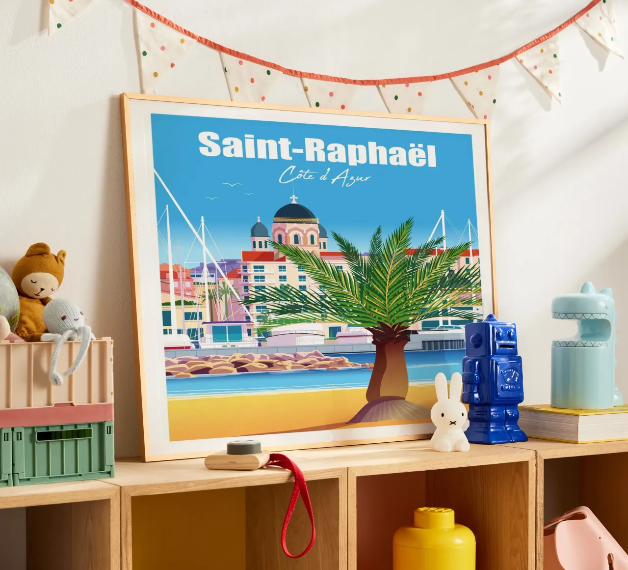 San Raffaele poster con telaio in alluminio da Raphaël Delerue