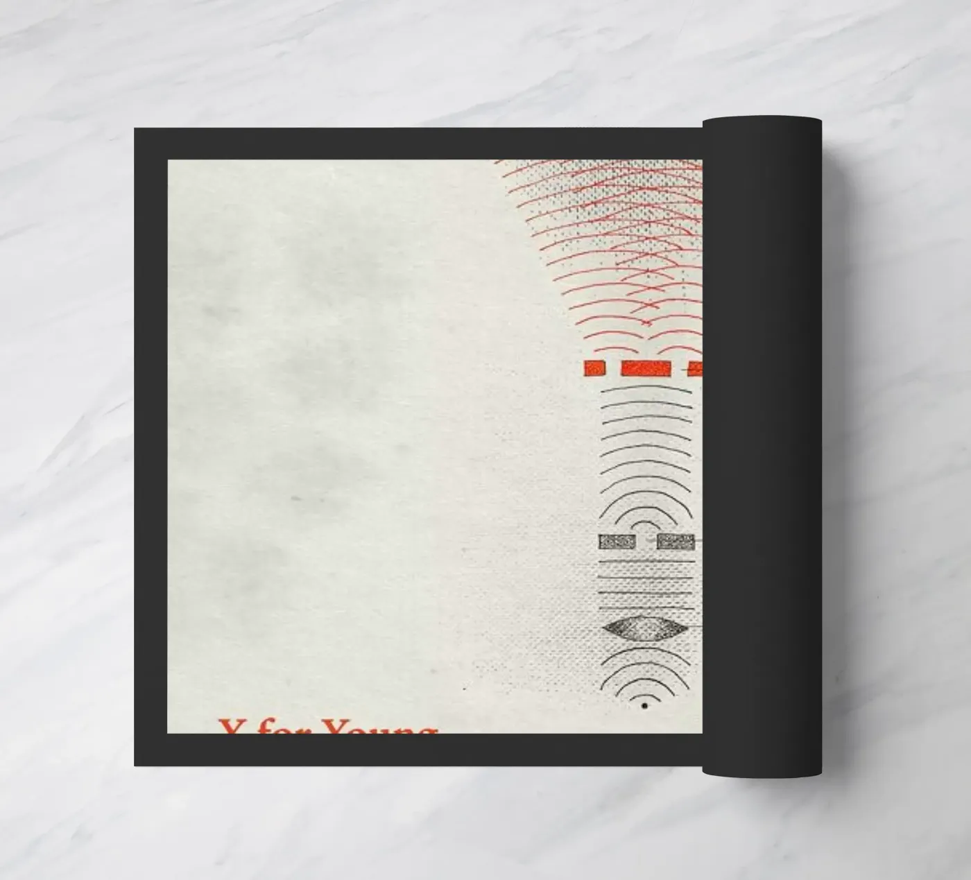 Y for Young doormat by Khyati Trehan