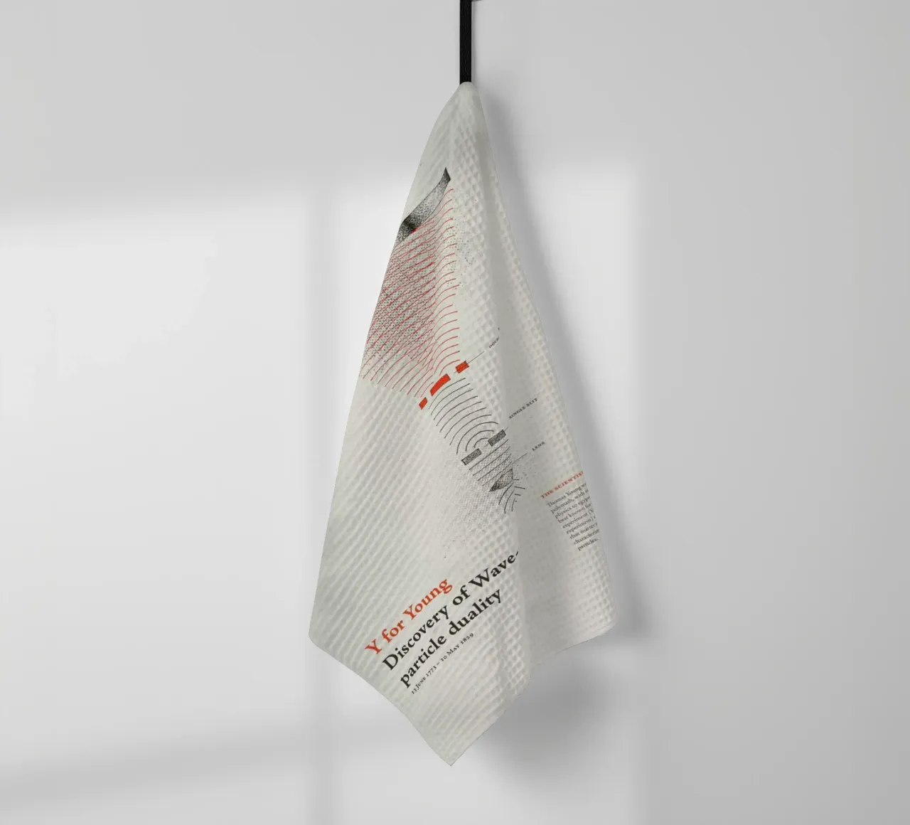 Y for Young tea towel by Khyati Trehan