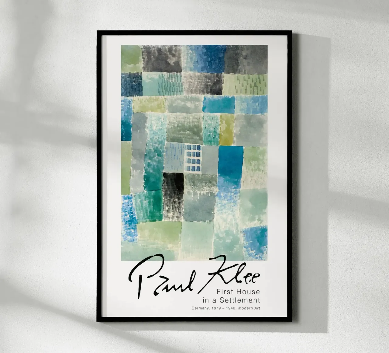 Paul Klee - Prima casa in un insediamento carta hahnemühle da Old Masters
