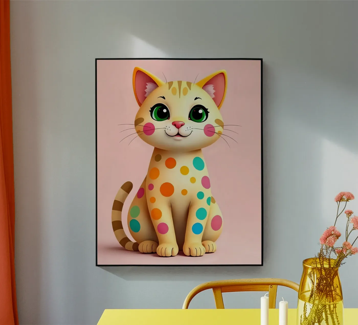 Cat_2 plexiglas de Tierisch bunt by LK