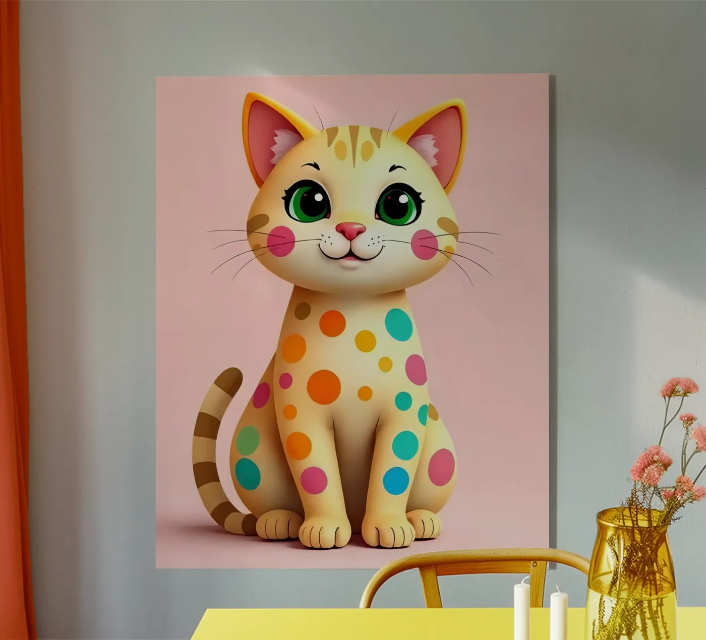 Cat_2 plexiglas de Tierisch bunt by LK