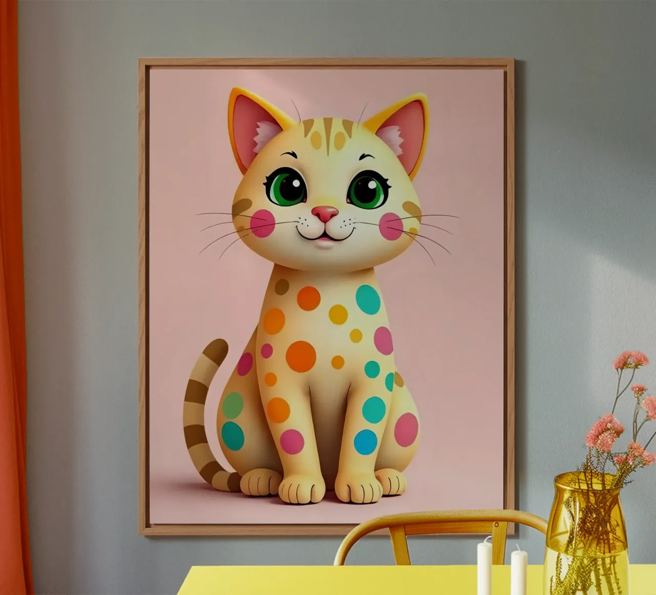 Cat_2 alluminio dibond da Tierisch bunt by LK