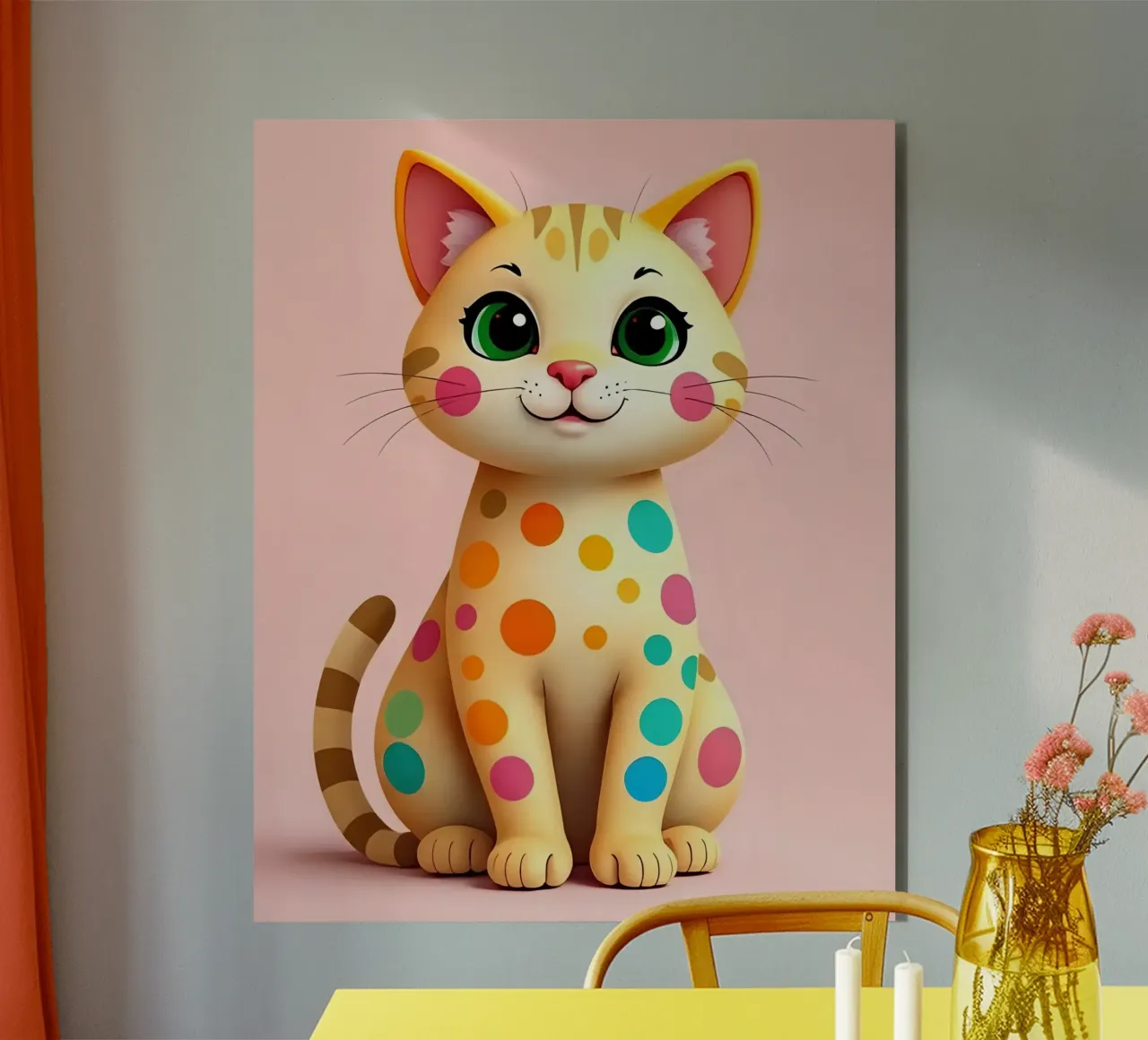 Cat_2 alluminio dibond da Tierisch bunt by LK