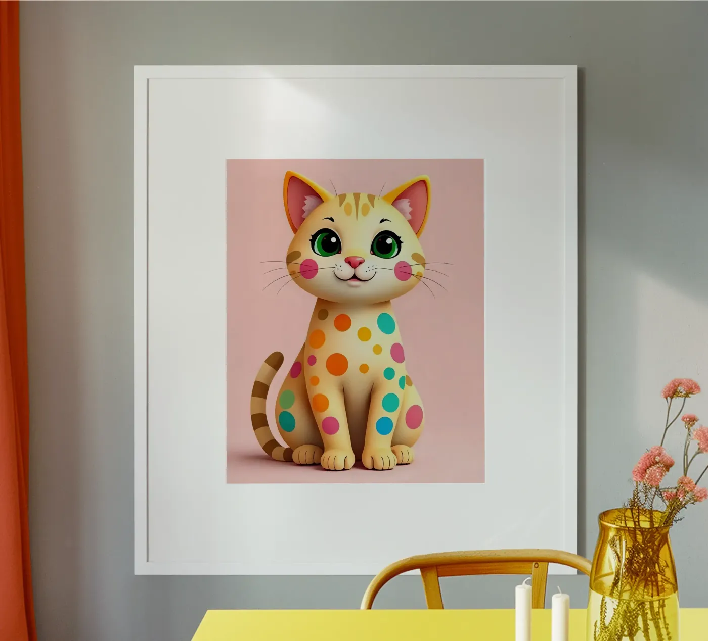 Cat_2 poster da Tierisch bunt by LK