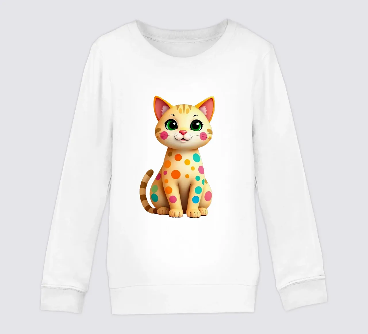 Cat_2a felpa bambino da Tierisch bunt by LK