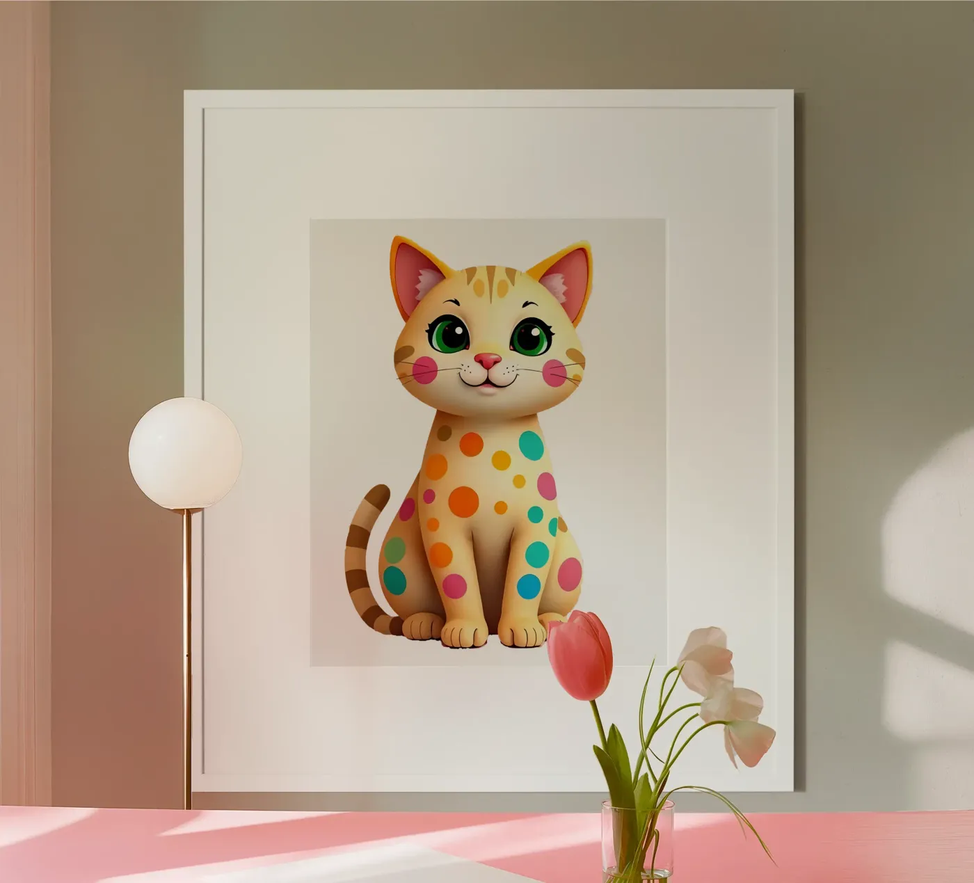 Cat_2a poster by Tierisch bunt by LK