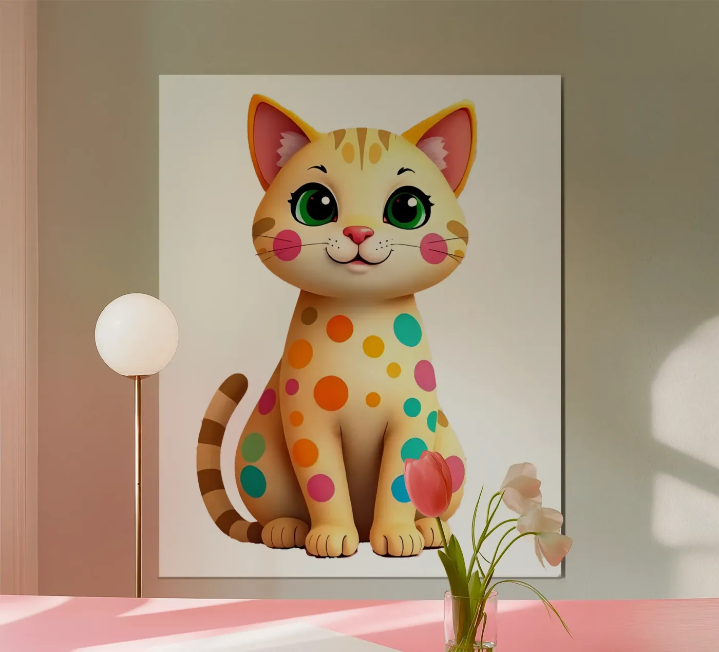 Cat_2a poster by Tierisch bunt by LK