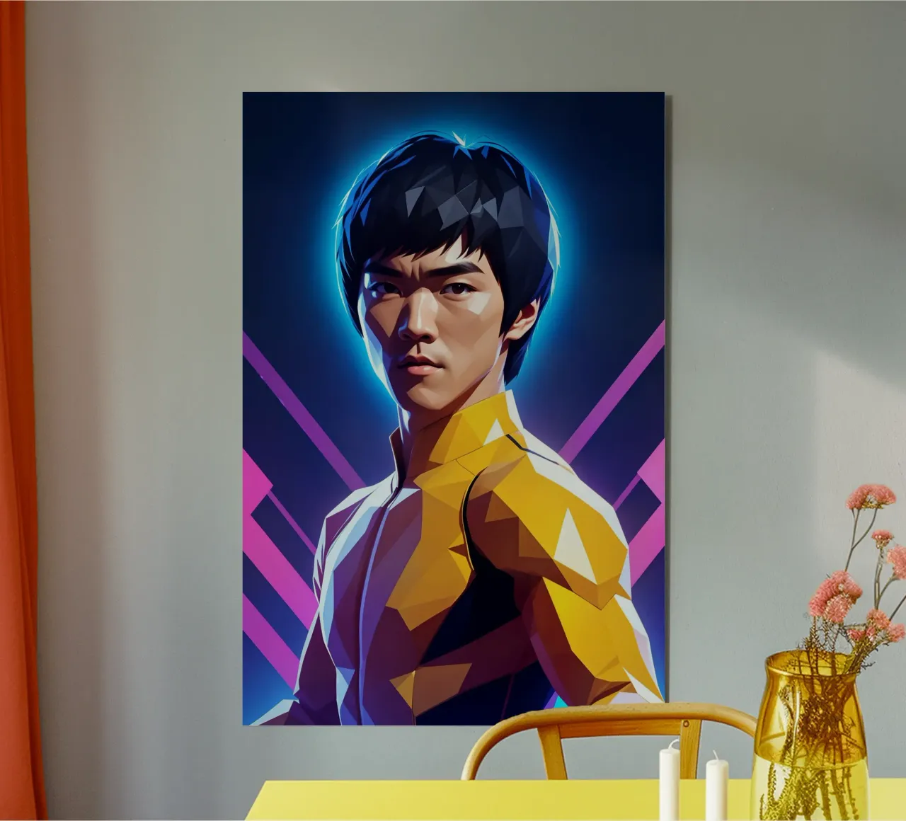 Bruce Lee alu-dibond by BONANZA
