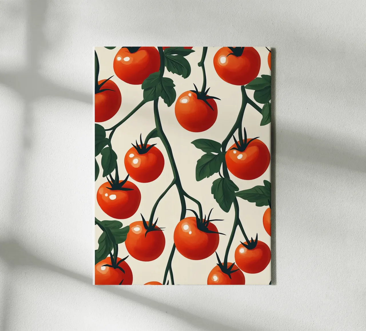 Grappoli di pomodoro tela con Cornice a cassetta da Spice & Style