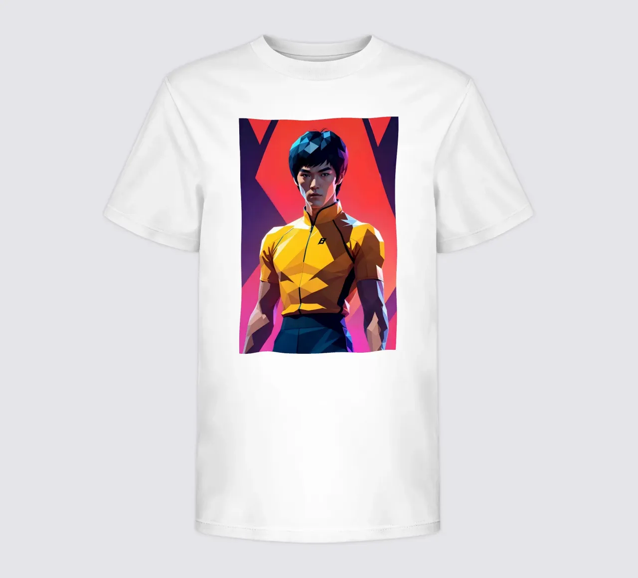 Bruce Lee portrait kids t-shirt by BONANZA