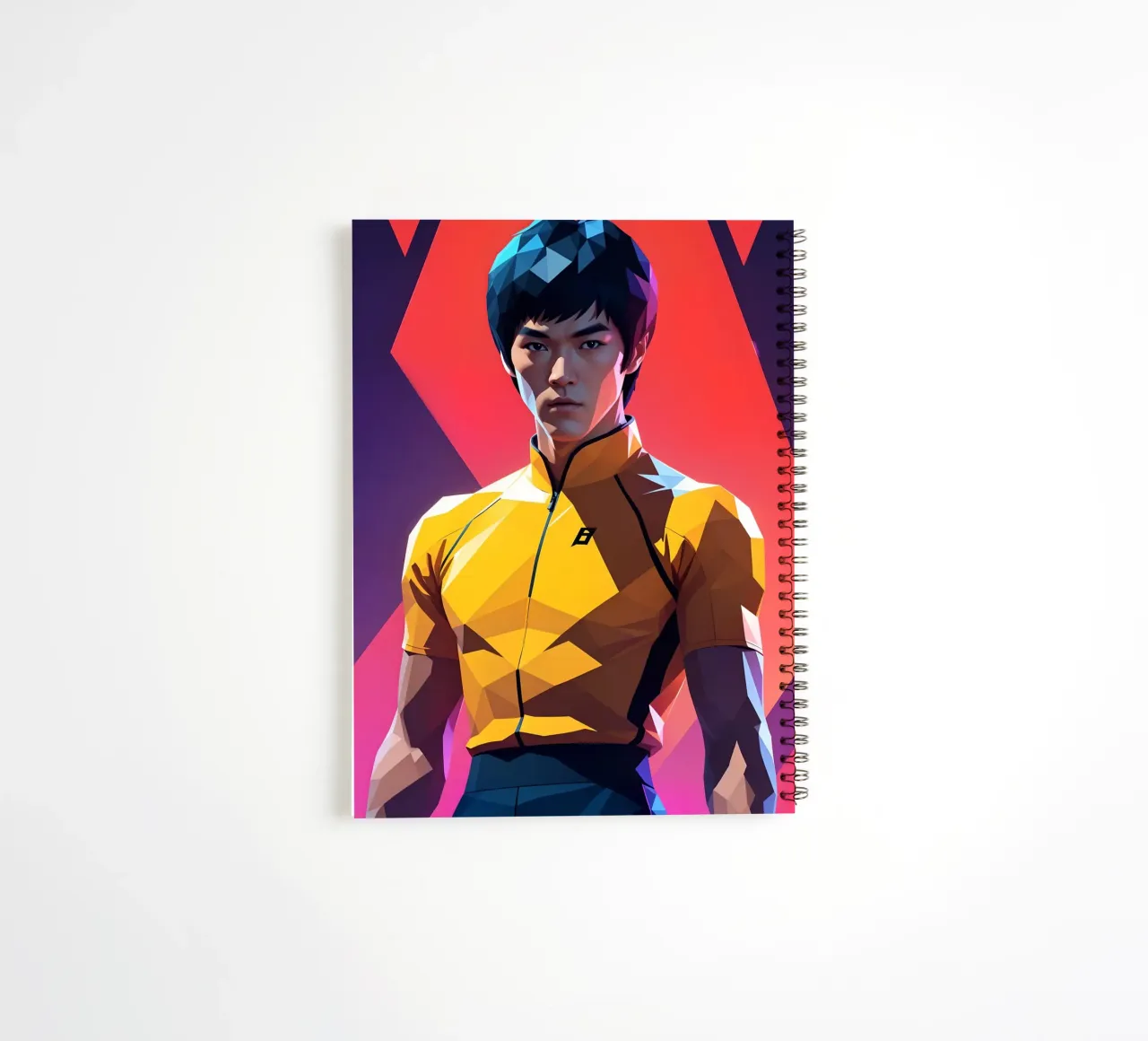 Bruce Lee portrait spiral notebook by BONANZA