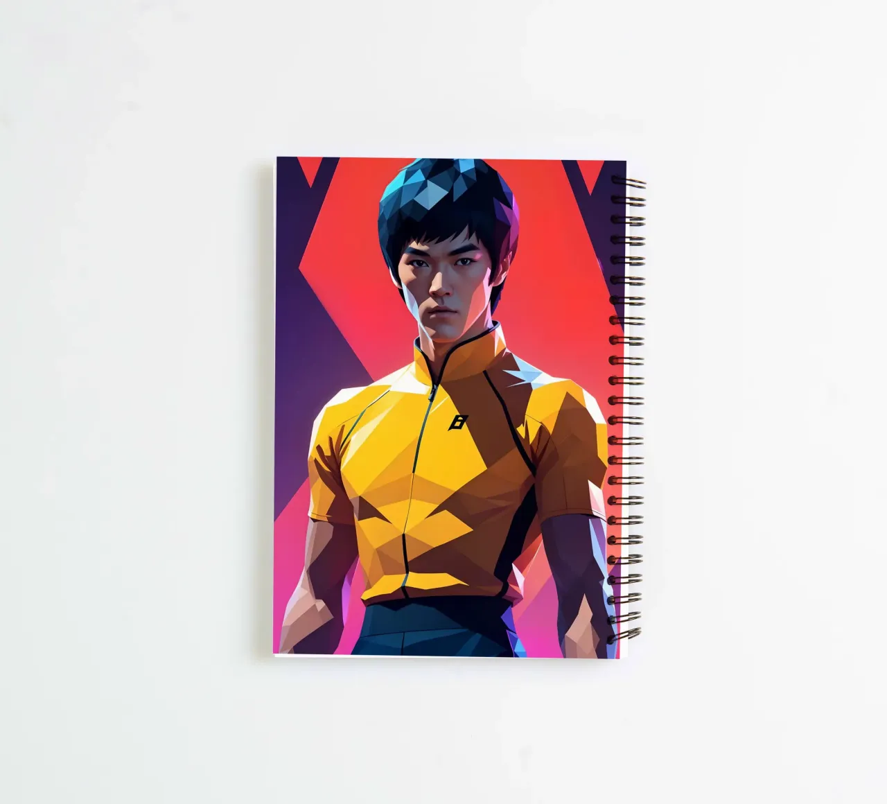 Bruce Lee portrait spiral notebook by BONANZA