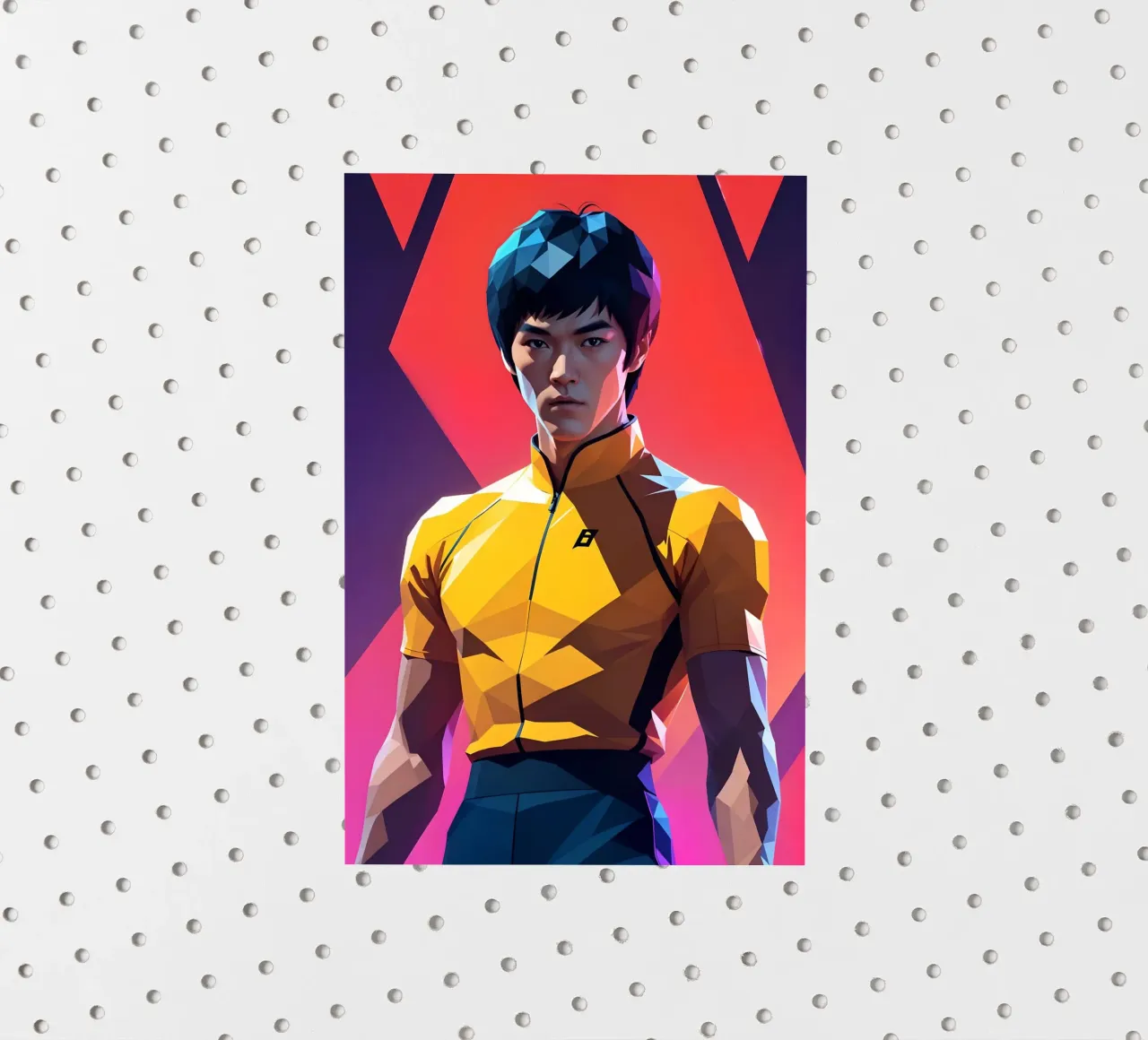 Bruce Lee portrait sticker by BONANZA