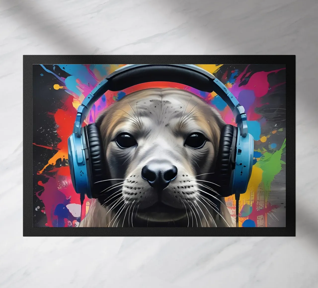 Piccola foca in cuffia zerbino da MakArena