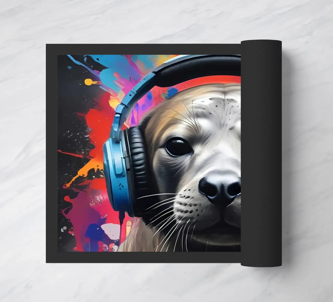 Piccola foca in cuffia zerbino da MakArena