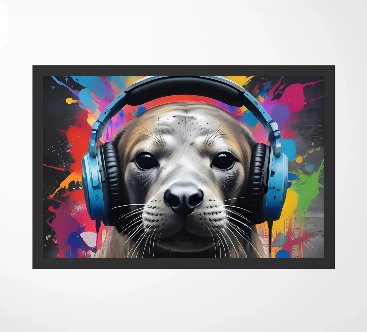 Piccola foca in cuffia zerbino da MakArena