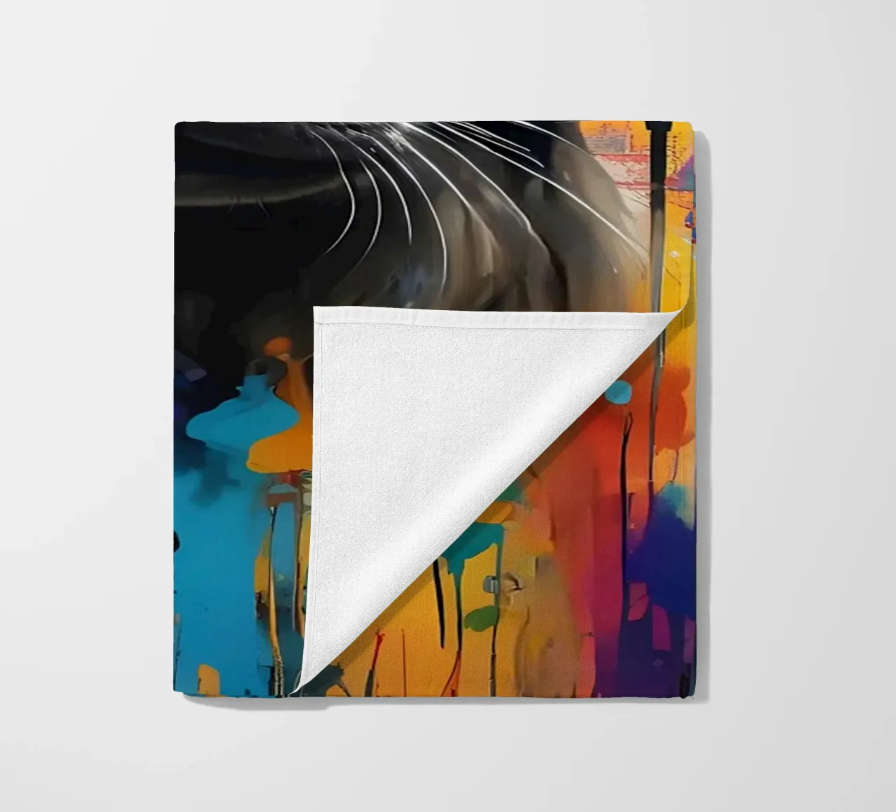 Piccola foca in cuffia telo mare da MakArena