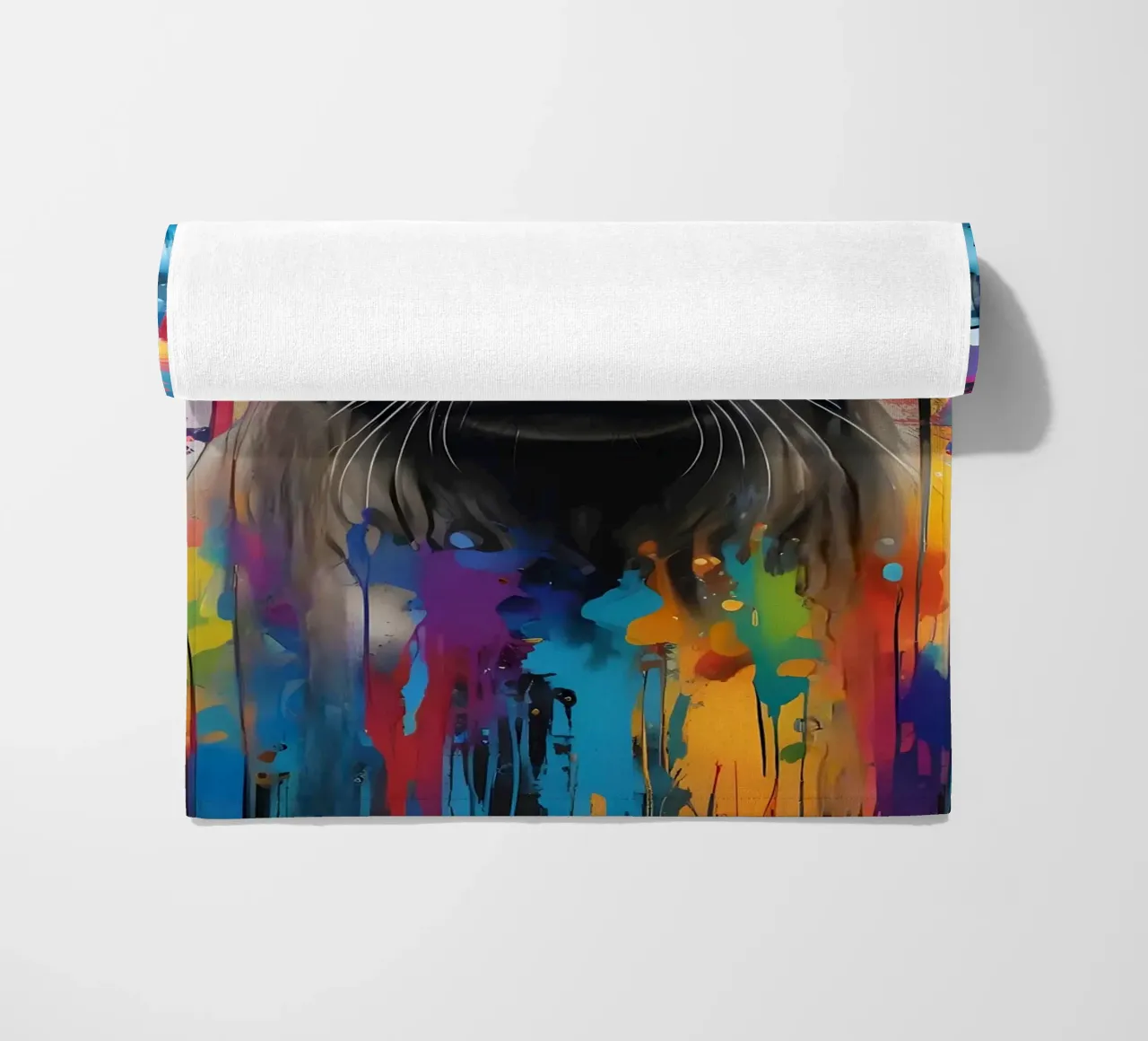 Piccola foca in cuffia telo mare da MakArena