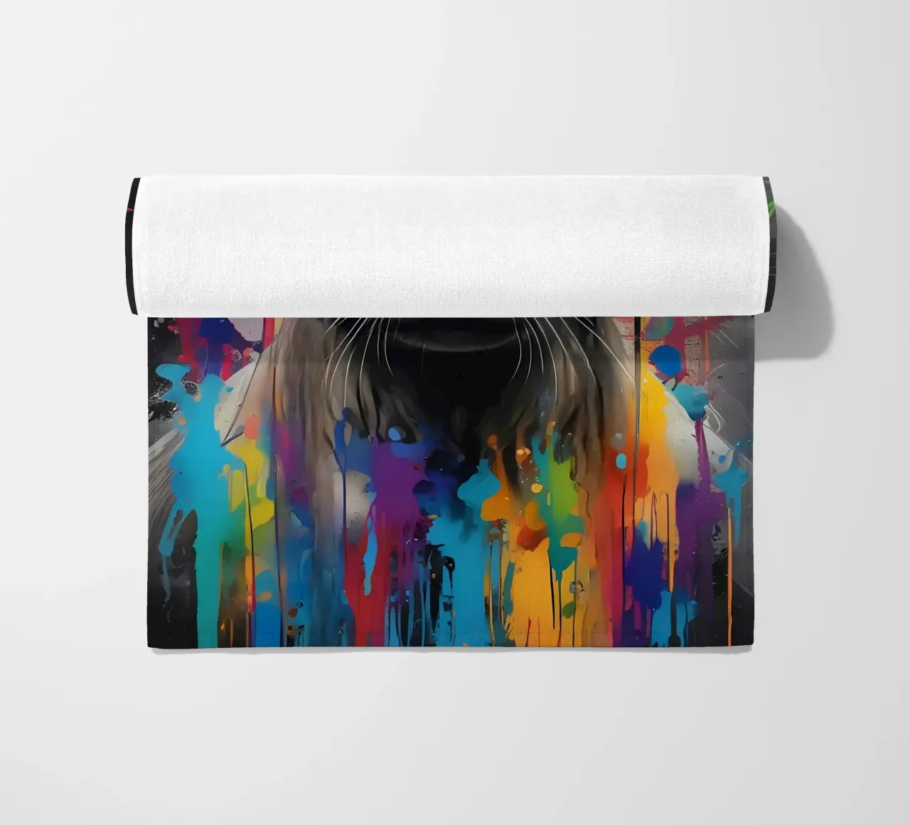 Piccola foca in cuffia telo mare da MakArena