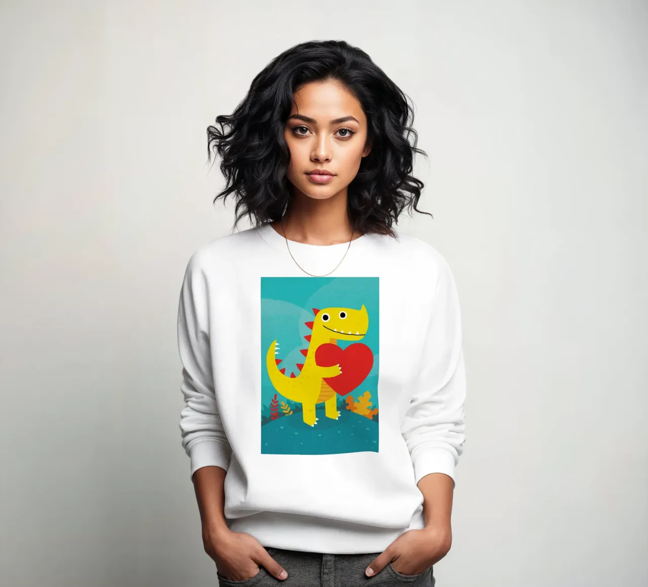 Dino Love felpa da DinoMike