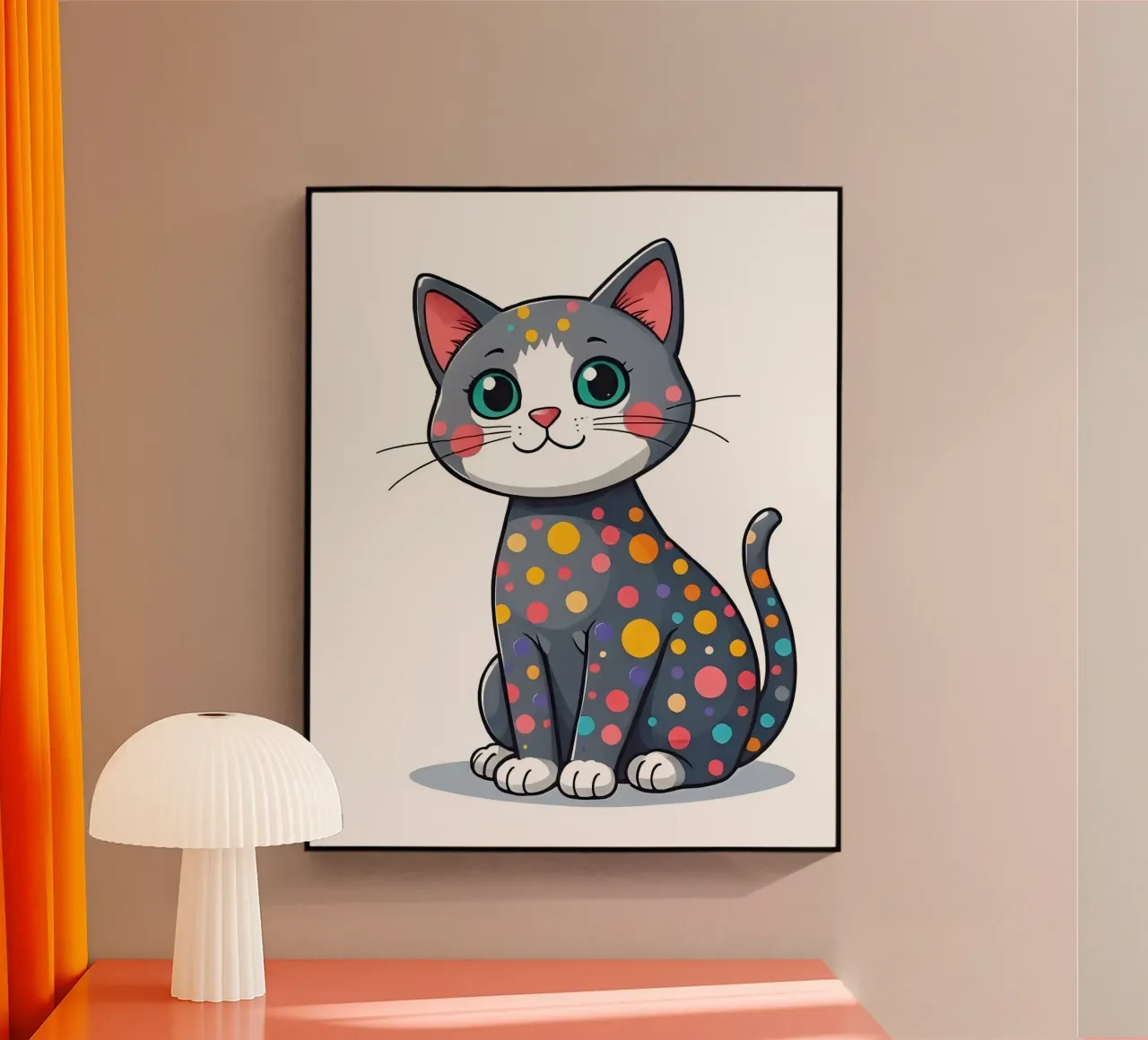 Cat_3 plexiglass da Tierisch bunt by LK