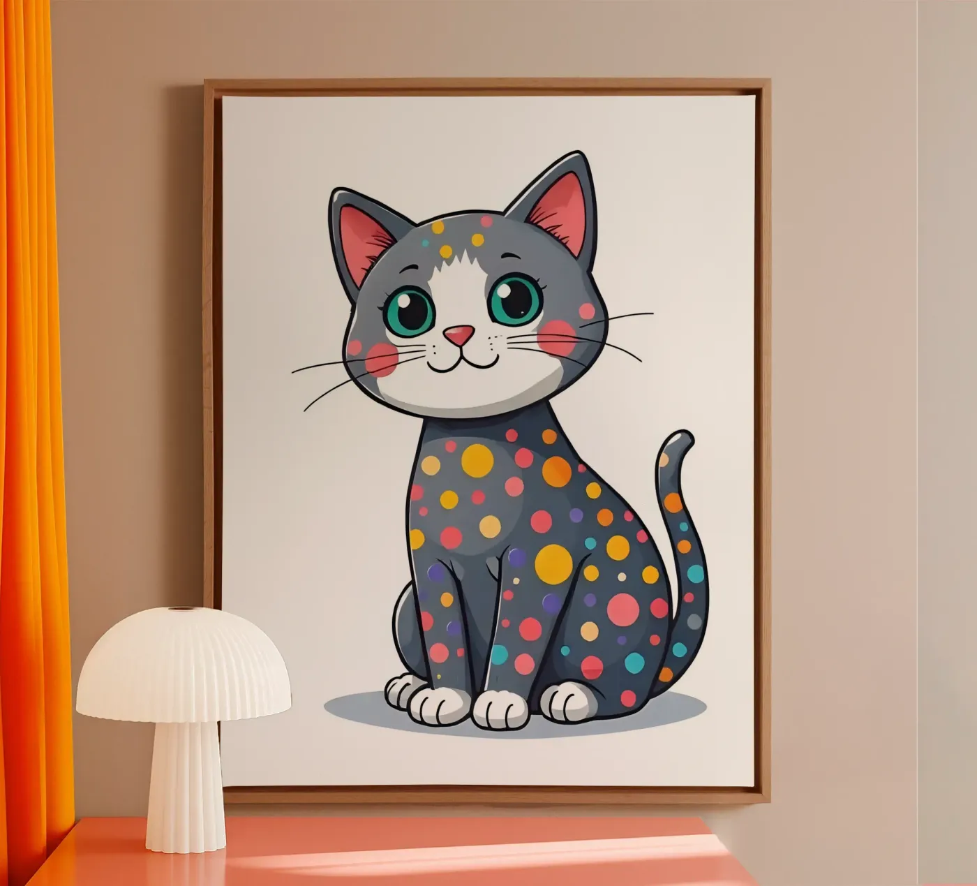 Cat_3 canvas by Tierisch bunt by LK