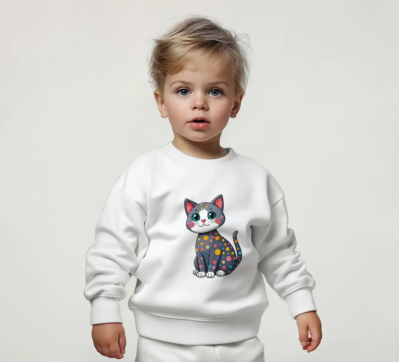 Cat_3a felpa neonato da Tierisch bunt by LK
