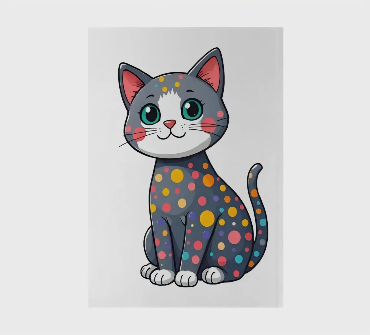 Cat_3a notebook by Tierisch bunt by LK