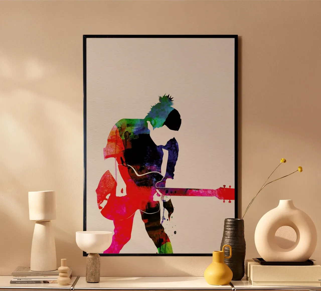 Radiohead poster con telaio in alluminio da Naxart