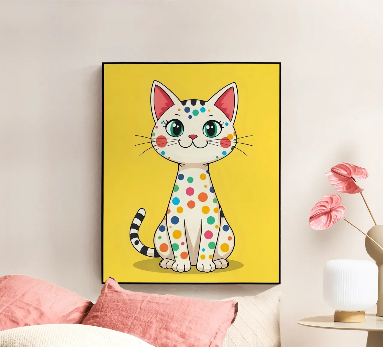 Cat_4 plexiglass da Tierisch bunt by LK