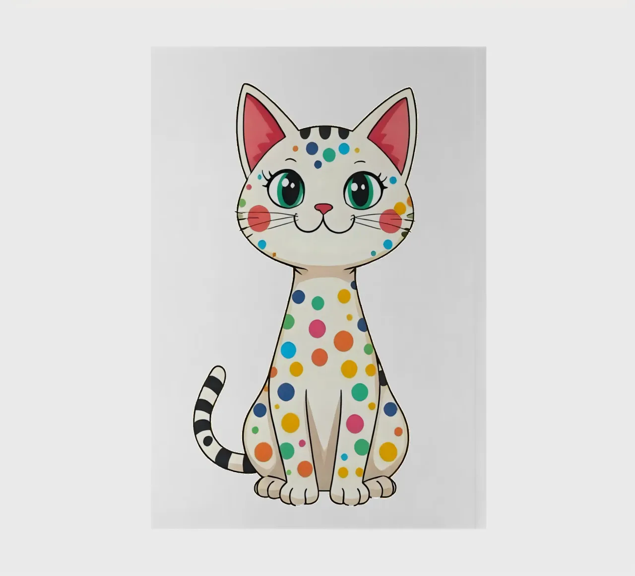 Cat_4a notebook by Tierisch bunt by LK