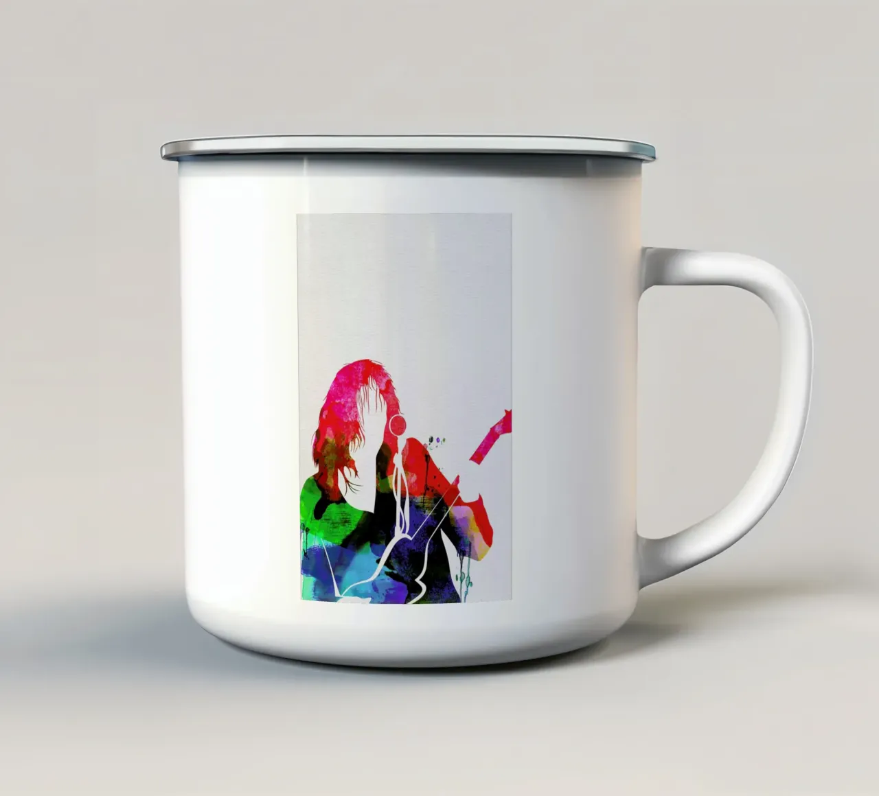 Neil Young tazza in smalto da Naxart
