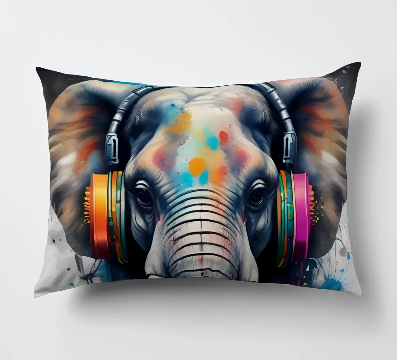 Elefante in cuffia cuscino da MakArena