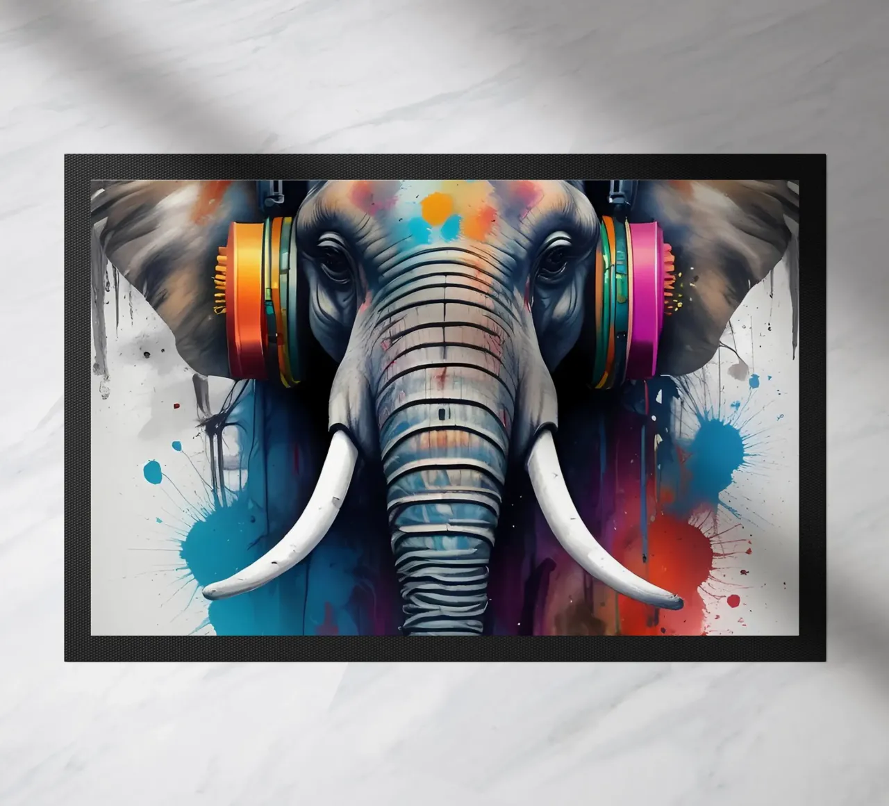 Elefante in cuffia zerbino da MakArena