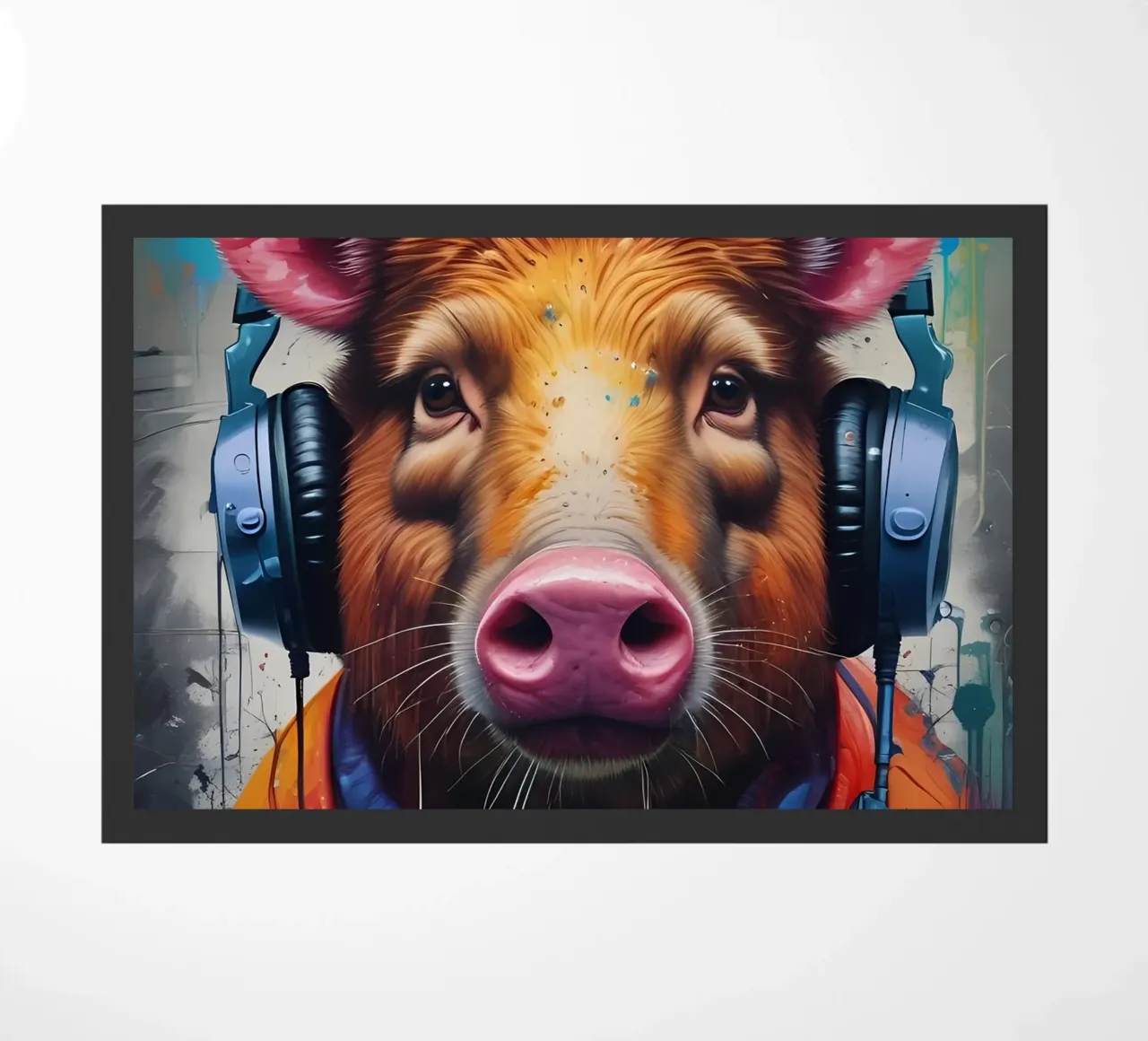 Maiale in cuffia zerbino da MakArena